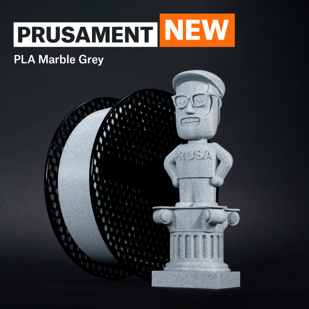 Prusament PLA Marble Grey: un filamento che spacca!